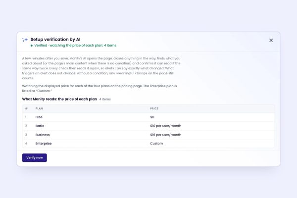 How to track competitor price changes automatically